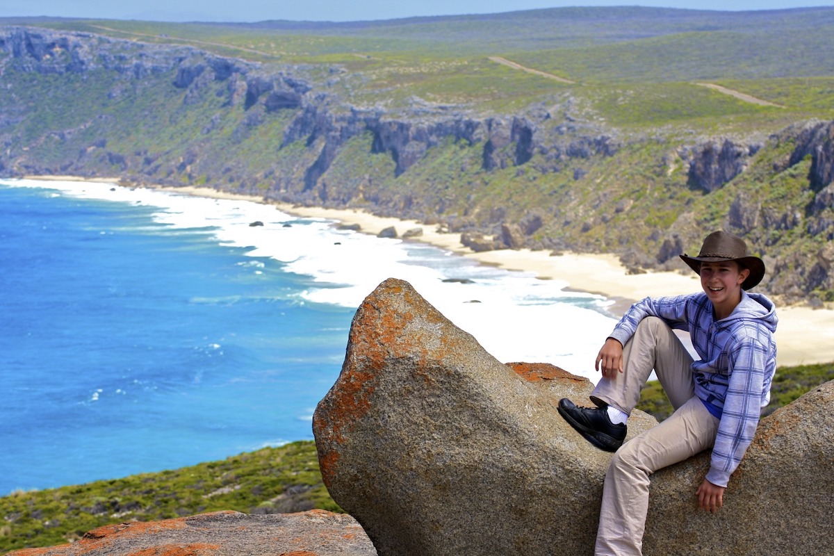 Mark Surnin visits Kangaroo Island with THINK Global School