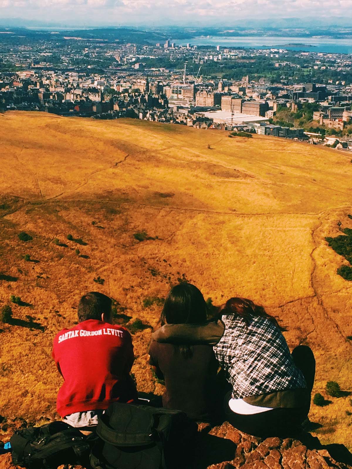 Arthur's Seat provides wonderful views of Edinburgh in all directions
