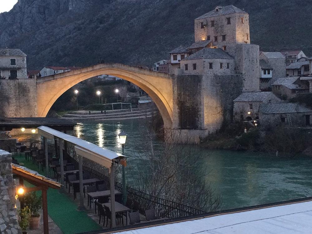 Mostar's Stari Most. Image by TGS student Pablo H.