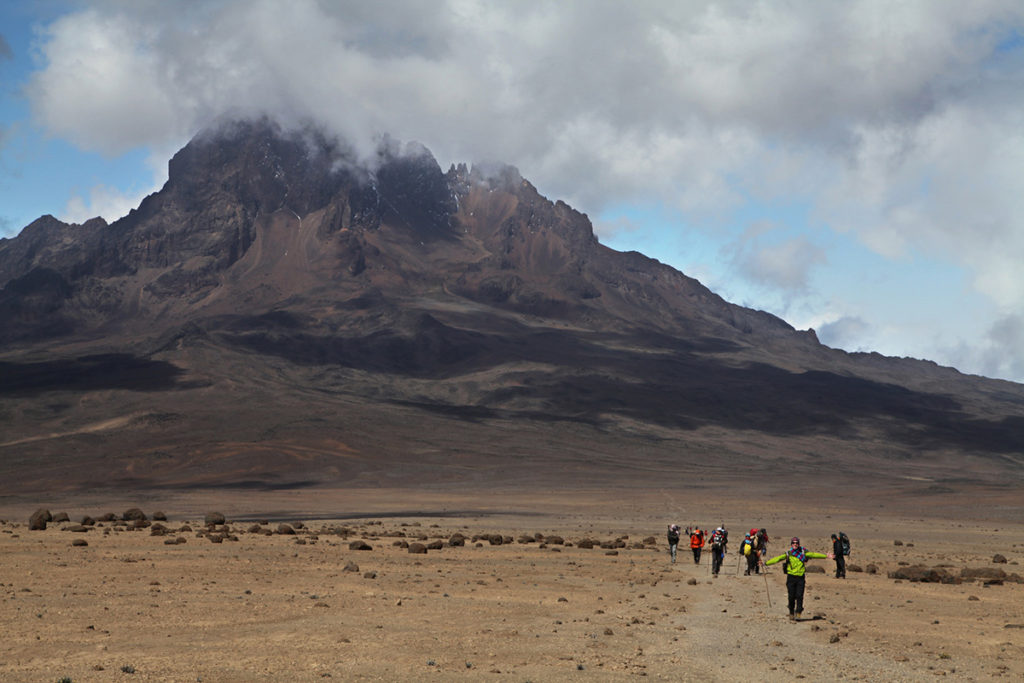 The Class of 2014 climbs Mt. Kilimanjaro. Photo by Lindsay Clark